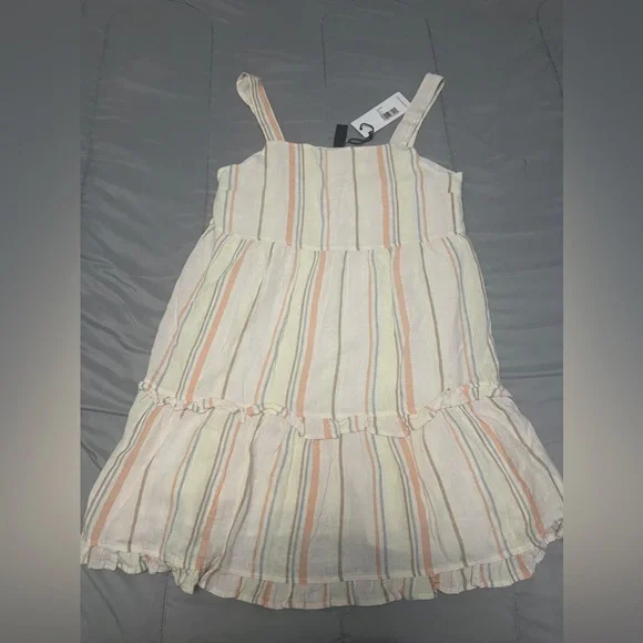 Bobi Los Angeles Square Neck Tiered Dress - Picture 5 of 5